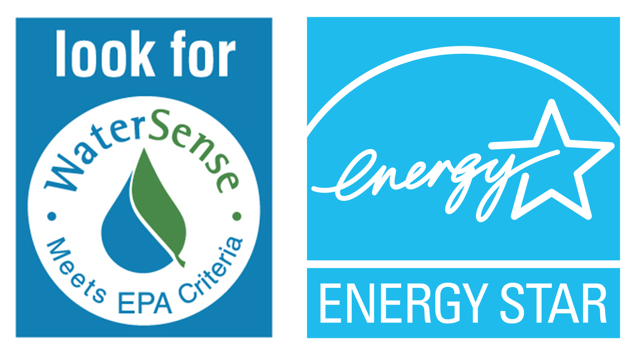 WaterSense and Energy Star logos